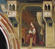 GIOTTO di Bondone The Virgin Receiving the Message painting